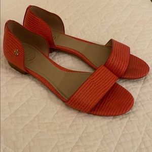 Tory Burch coral sandal